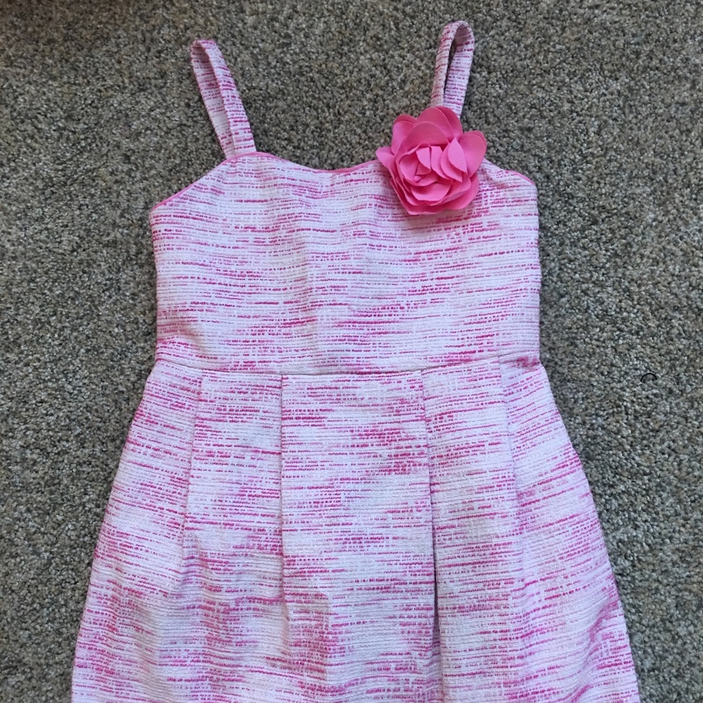Janie and Jack- Darling pink rose sundress- NEW